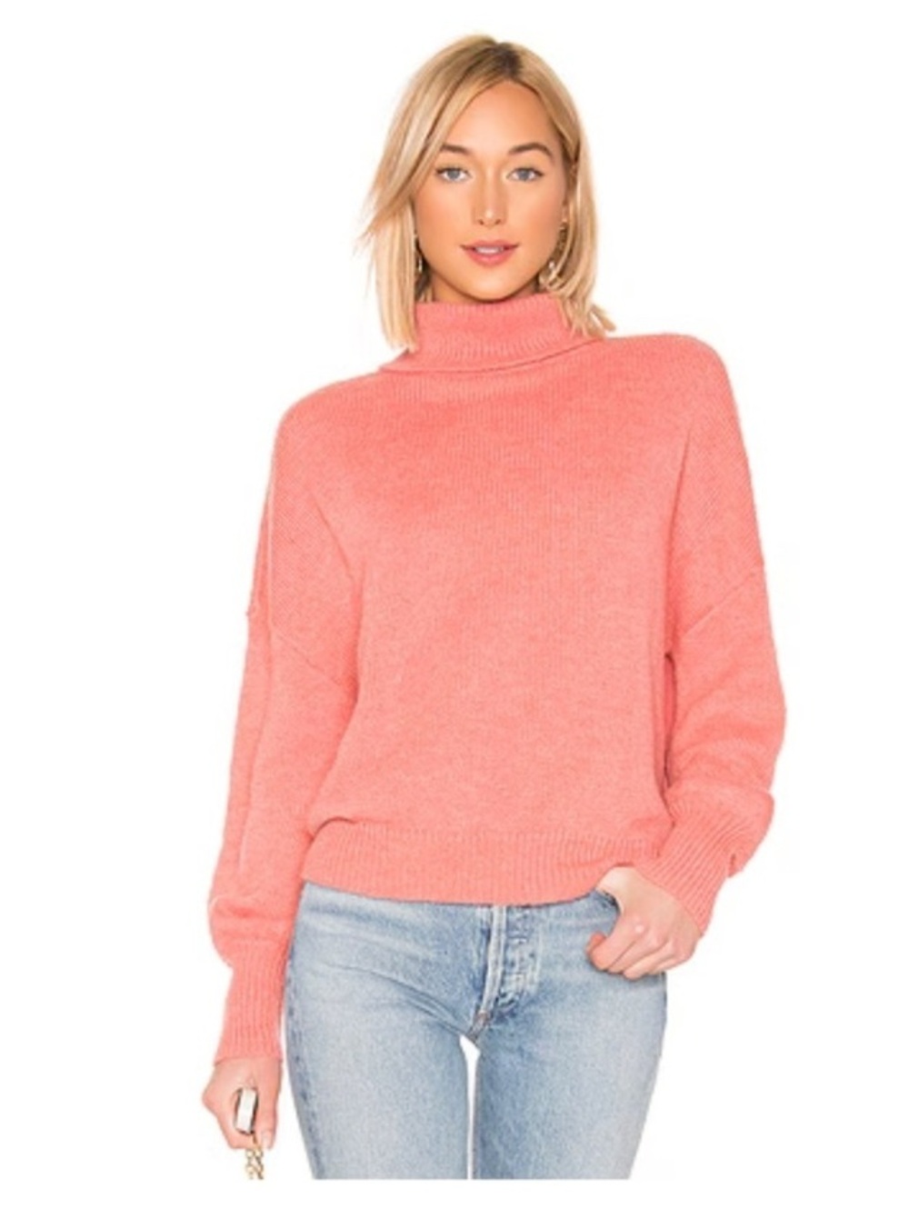 Tularosa Cove Turtleneck revolve wool alpaca blend dusty pink rose S